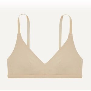 Knickey The Triangle Organic Cotton Bralette in Beach Bum size Medium